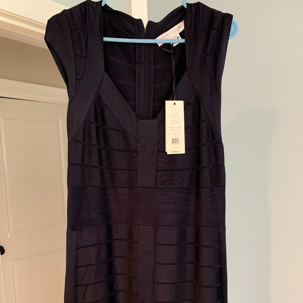 French Connection Blue fitting dress - size 12